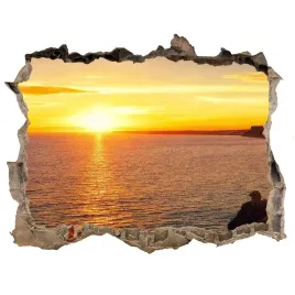 naklejka-fototapeta-na-sciane-zachod-slonca-morze