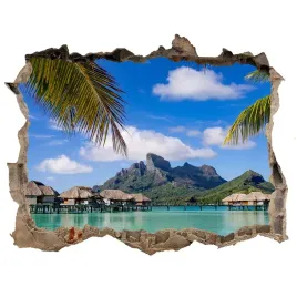 naklejka-fototapeta-3d-palmy-na-bora-bora-168x113