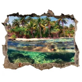 naklejka-fototapeta-3d-na-sciane-tropikalna-plaza