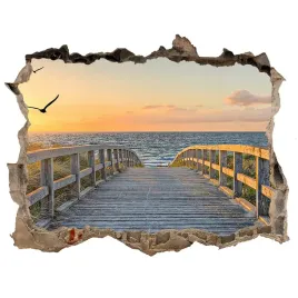 naklejka-fototapeta-3d-na-sciane-sciezka-na-plaze