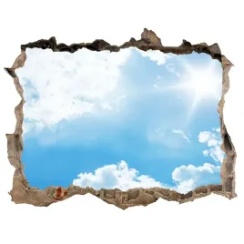 naklejka-fototapeta-3d-widok-chmury-na-niebie
