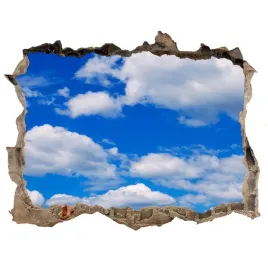 naklejka-fototapeta-3d-widok-chmury-na-niebie
