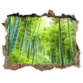 naklejka-fototapeta-3d-widok-las-bambusowy-168x113