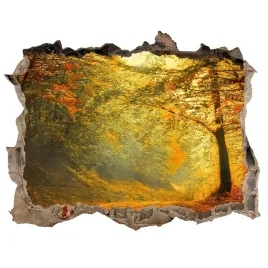 naklejka-fototapeta-3d-widok-las-jesienia-168x113