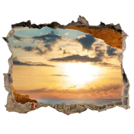 naklejka-fototapeta-3d-widok-grota-nad-morzem