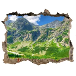 naklejka-fototapeta-3d-widok-jezioro-w-gorach