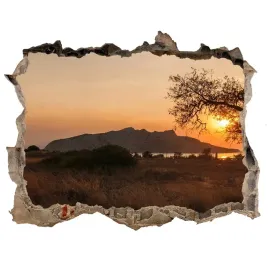 naklejka-fototapeta-3d-widok-zachod-slonca-168x113