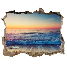 naklejka-fototapeta-3d-wschod-slonca-morze-168x113