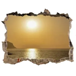 naklejka-fototapeta-3d-zachod-slonca-morze-168x113