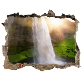 naklejka-okleina-3d-widok-cegla-wodospad-168x113