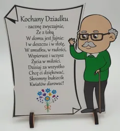 ramka-z-zyczeniami-dla-dziadka-16x16cm