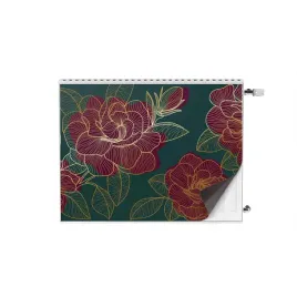 ozdobny-magnes-na-grzejnik-80x60-roze-zloty-kontur
