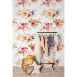 fototapeta-scienna-sliczne-kwiaty-vintage-104x70