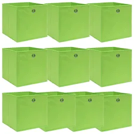 pudelka-10-szt-zielone-32x32x32-cm-tkanina