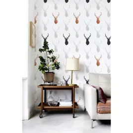 fototapeta-scienna-nowoczesny-wzor-jelenia-152x104
