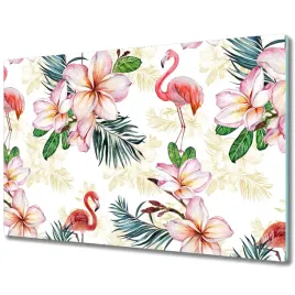 oslona-indukcji-szklo-flamingi-w-kwiatach-80x52-cm