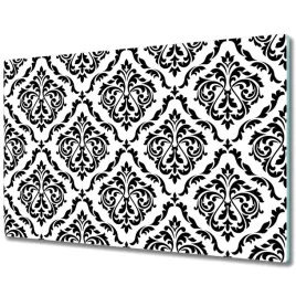 oslona-indukcji-szklo-damask-czarno-bialy-80x52-cm