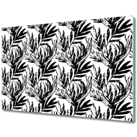 szklana-deska-czarna-czarna-monstera-80x52-cm