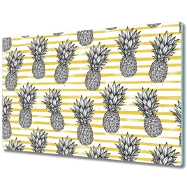 szklana-deska-ananas-na-pasiastym-tle-80x52-cm