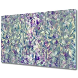 szklana-deska-natura-fioletowe-liscie-80x52-cm