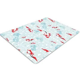 mata-ochronna-pod-krzeslo-dekoracja-karp-koi-wzory