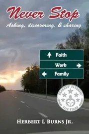 ksiazka-never-stop-asking-discovering-and-sharing-autor-herbert-burns