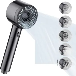 glowica-sluchawka-prysznicowa-5-trybow-filtr-antykamien-w-kolorze-szarym