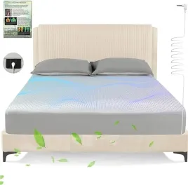 szare-przescieradlo-grounding-sheets-w-rozmiarze-queen-203-x-152-x-38-cm