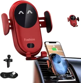 uchwyt-samochodowy-ladowarka-indukcyjna-inteligenty-czerwony-kabel-usb