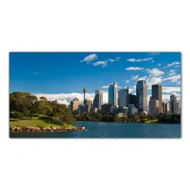 obraz-na-szkle-foto-sydney-miasto-budynki-100x50