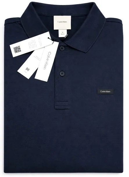 CALVIN KLEIN GRANATOWE  POLO MĘSKIE KOSZULKA POLO / M