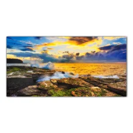 hartowany-obraz-szklany-ocean-wschod-slonca-100x50