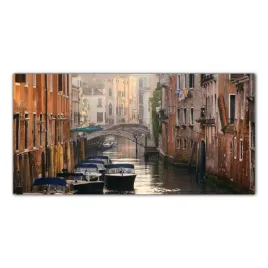 obraz-na-szkle-foto-kanal-wenecja-wlochy-100x50