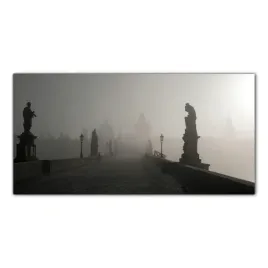 obraz-na-szkle-foto-most-mgla-architektura-100x50