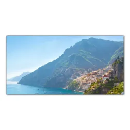 obraz-szklany-foto-obraz-miasto-ocean-klif-100x50