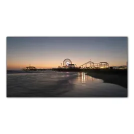 obraz-szklany-foto-obraz-santa-monica-plaza-100x50