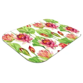 do-pokoju-pod-krzeslo-mata-liscie-kwiatow-lotosu