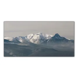 obraz-szklany-foto-obraz-gory-zima-snieg-100x50
