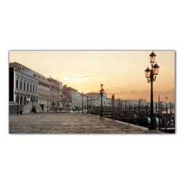 obraz-na-szkle-foto-wenecja-zachod-slonca-100x50