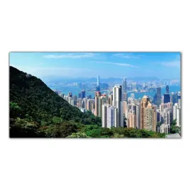 obraz-na-szkle-foto-hong-kong-gory-miasto-100x50