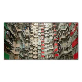 obraz-na-szkle-foto-hong-kong-apartamenty-100x50