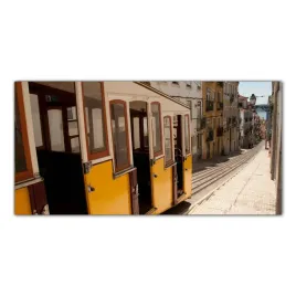 obraz-szklany-foto-obraz-lizbona-tramwaj-100x50