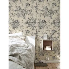 fototapeta-sciagalna-stary-styl-kwiaty-208x146-cm