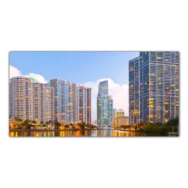 obraz-na-szkle-foto-miasto-miami-floryda-100x50