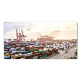 obraz-na-szkle-foto-port-ladunek-shanghai-100x50