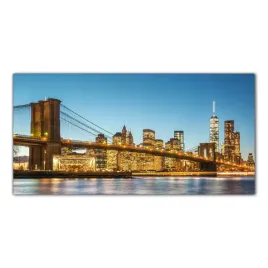 obraz-na-szkle-foto-manhattan-zachod-slonca-100x50
