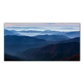 obraz-szklany-foto-obraz-gory-mgla-widok-100x50