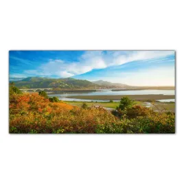 obraz-na-szkle-foto-wschod-slonca-natura-100x50