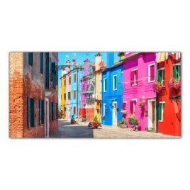 hartowany-obraz-szklany-burano-miasto-domy-100x50