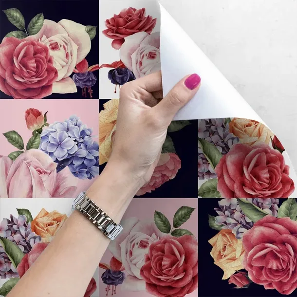 tapeta-scienna-kwiaty-patchwork-kolorowe-208x146cm-motyw-dekor